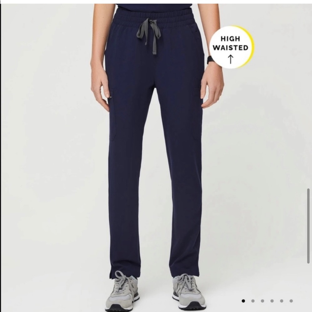 Figs Navy Yola Skinny Scrub Pants - Size XS